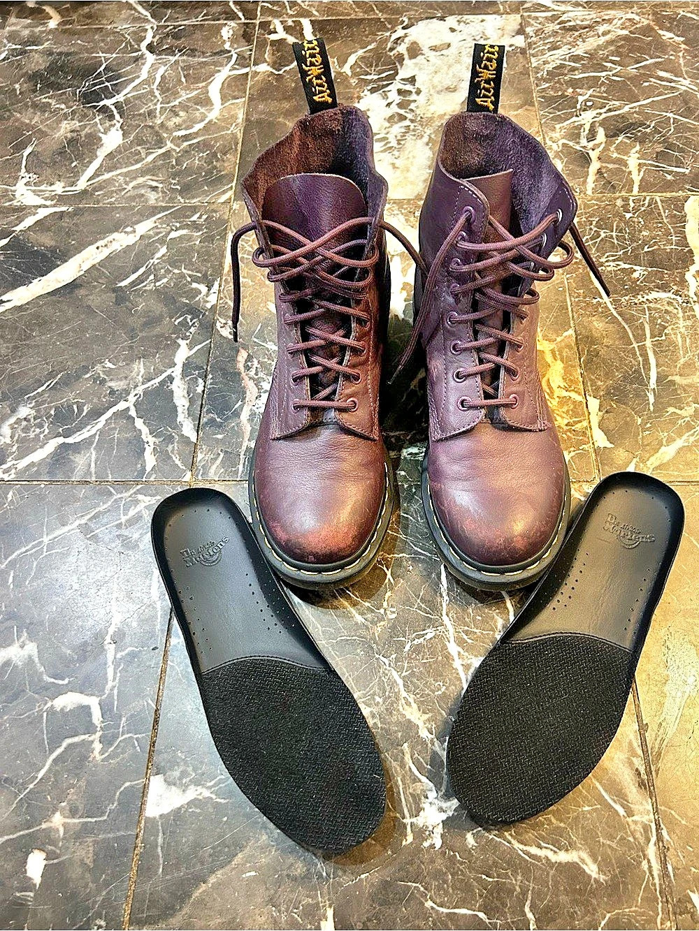 Dr. Martens 1460 Boots in purple